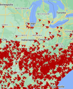 Map courtesy of Wildbird & Backyard.